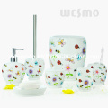 Mariposa Polyresin accesorios de baño (wbp0809a)